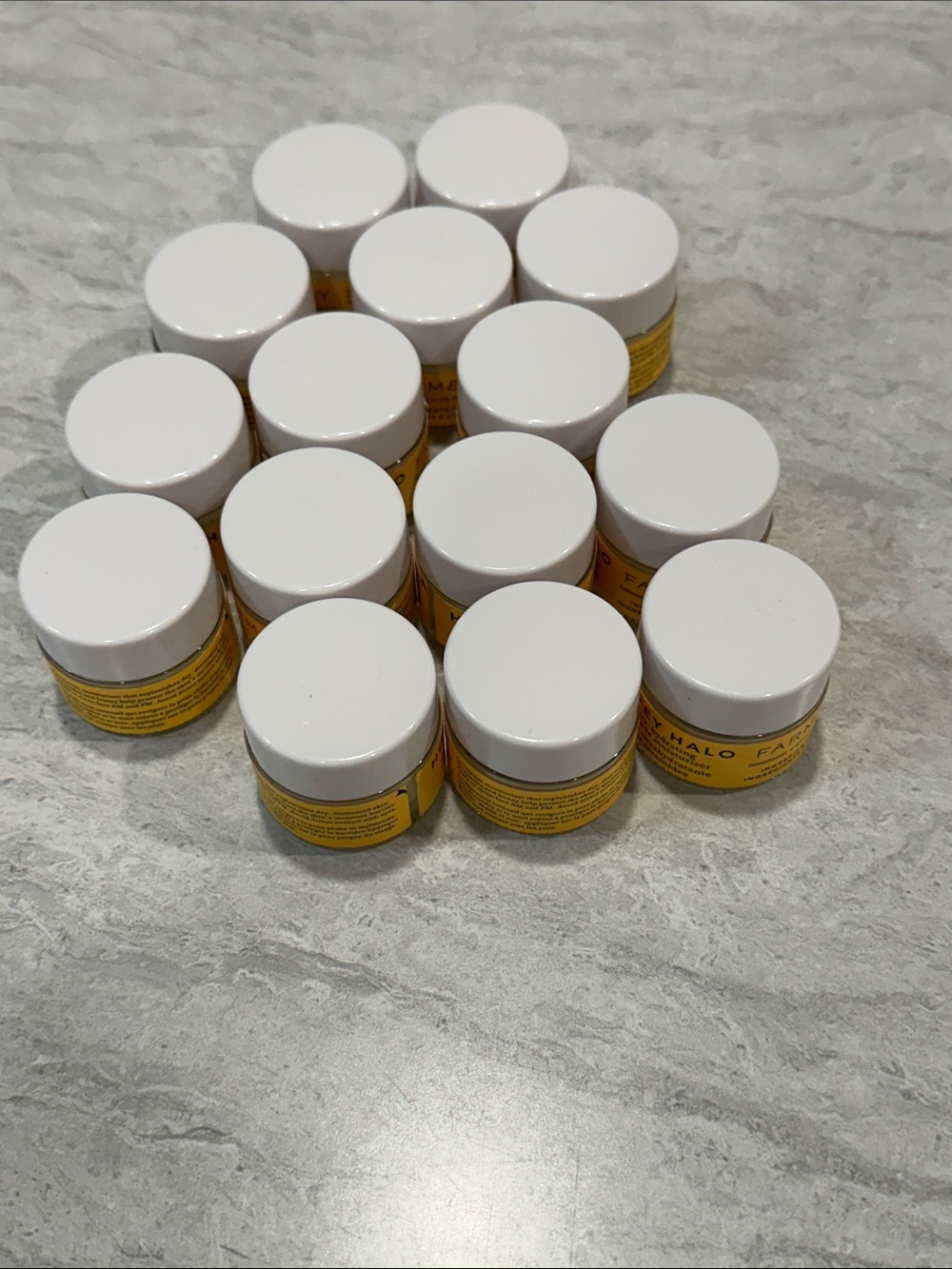 Farmacy White & Yellow Mini Face Cream Jar